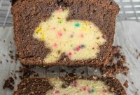 Chocolate Funfetti Cake with Hidden Bunny Inside