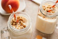 Brown Butter Peach Milkshake Recipe