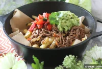 Crockpot Carne Asada Loaded Fries Recipe