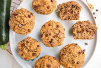 Moist Vegan Zucchini Muffins with Cinnamon
