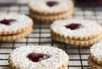 Pecan Linzer Heart Cookies Recipe