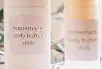 Homemade Body Butter Stick Recipe for Soft Skin