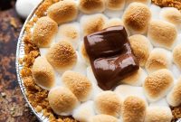 Mini S’mores Pies with Graham Cracker Crust Recipe