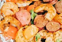 Cajun Shrimp Boil Foil Packets for Grill or Oven
