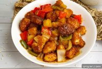 Homemade Sweet and Sour Chicken with Pineapple Recipe