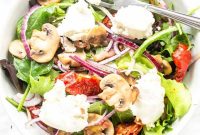 Goat Cheese Salad with Beets and Walnuts