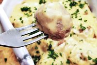 Swedish Meatballs in Creamy Mustard Sauce