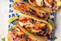 Grilled Fish Tacos Recipe with Cilantro Lime Slaw