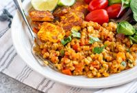Masala-Spiced Barley Buddha Bowl Recipe