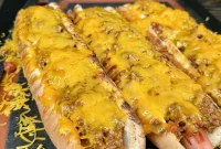Homemade Chili Cheese Coneys Recipe