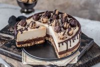 Decadent No-Bake Peanut Butter Chocolate Cheesecake Recipe