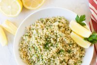 Mediterranean Herbed Couscous Recipe with Lemon and Parsley