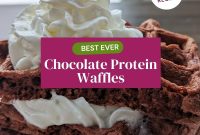 Chocolate Protein Waffles Without Protein Powder