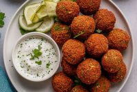 Crispy Air Fryer Falafel Recipe