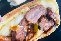Philly Cheesesteak Burrito Recipe for Blackstone Griddle