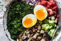 Sauteed Eggplant Chopped Salad