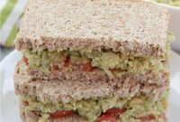 Smashed Chickpea and Avocado Pesto Sandwich Recipe