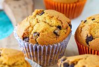 Pumpkin Chocolate Chip Muffins Recipe with Warm Spices