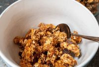 Homemade Biscoff Granola Recipe with Cookie Butter Swirl