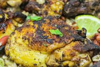 Oven-Baked Jerk Chicken with Sticky Citrus Glaze