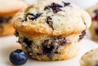 Fluffy Vegan Blueberry Muffins Recipe