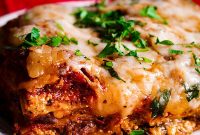 Cheesy Sausage Lasagna Recipe with Homemade Marinara