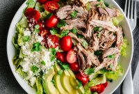 Pulled Pork Salad Recipe with Smoky BBQ Vinaigrette