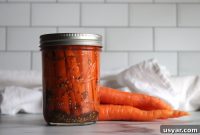 Classic Tangy Pickled Carrots Recipe