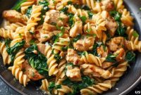 Creamy Chicken Spinach Pasta Recipe for Weeknight Dinner