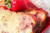 Strawberry Yogurt Pound Cake Recipe