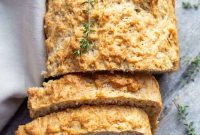 Crusty Herbed Beer Bread Recipe with Garlic and Thyme