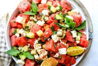 Refreshing Watermelon Basil Salad Recipe