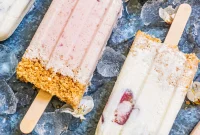 Creamy Homemade Cherry Cheesecake Popsicle Recipe