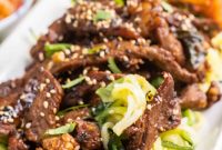 Korean Beef Bulgogi with Zucchini Noodles