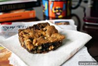 Cheesecake-Swirled Chocolate Chip Cookie Bars