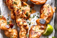 Thai Chicken Satay Recipe with Peanut Dipping Sauce