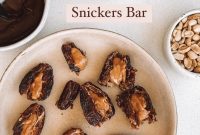 5 Ingredient Homemade Snickers Bars