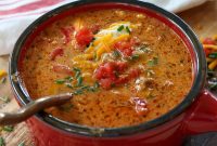 Beef Taco Soup with Ground Beef and Beans