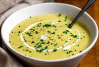 Creamy Vegan Leek and Potato Soup Vichyssoise