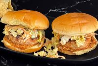 Carolina-Style Grilled Chicken Burger Recipe