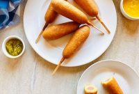 Crispy Air Fryer Corn Dogs Recipe