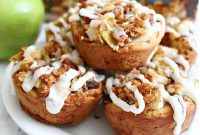 Mini Apple Pies with Cinnamon Roll Crust