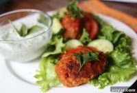 Turkey Kofta with Moroccan Yogurt Sauce – Slow Cooker Gluten-Free