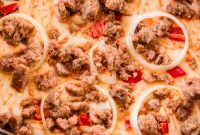 Sourdough Sausage Pizza Recipe with Crispy Golden Crust