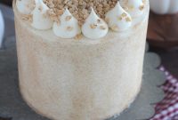 White Chocolate Churro Toffee Cake with Cinnamon