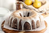 Moist Chocolate Pear Cake Recipe with Fresh Pears