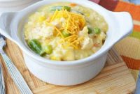 Slow Cooker Cheesy Chicken Casserole Recipe