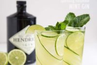 Sparkling Cucumber Mint Gin Cocktail Recipe