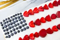 One-Bowl Vegan American Flag Cake for Fourth of July