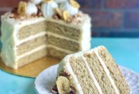 Old-Fashioned Banana Layer Cake with Cream Cheese Frosting